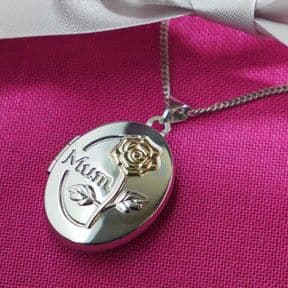 Mum Silver Locket, personalised ref. MSL1