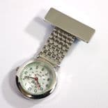 Nurse Watch, shiny chrome personalised ref NWSC