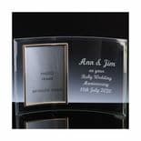 Personalised Glass Photo Frame, 13 x 9cm photo, ref PF035