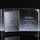 Personalised Glass Photo Frame, 15 x 10cm photo, ref PF046