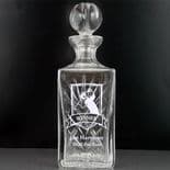 Personalised Golf Award Whisky Decanter ref CCGD