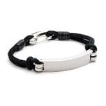 Personalised ID Bracelet, Tribal Steel ref. TSB04