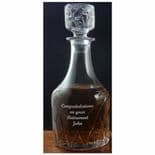 Personalised Royal Brierley Decanter Harris Crystal ref RBHD