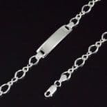 Personalised Silver & Stainless Steel Ladies Bracelets