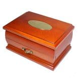 Personalised Wooden Jewellery Box, Seconds, ref MWTB
