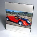 Photo Frame, Silver Plated Contemporary, PERSONALISED, ref SPCF1