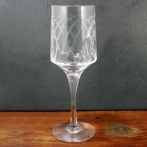 Royal Brierley Harris Crystal Wine Glass, Personalised ref RBHG