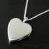 Silver Heart Locket Entwined Hearts, personalised ref. SEHL