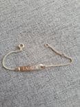 Small Girls Silver ID Bracelet Lauren, ref. SGLB