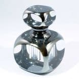 Smoked K9 Crystal Glass Perfume Bottle, personalised, ref SCPB