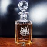 Stag Scene Personalised Whisky Decanter ref SSD1
