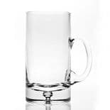 Tall Bubble Base Glass Tankard, slight seconds ref BBTS