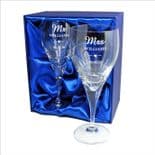 Wedding or Anniversary Wine Glasses ref VWPR