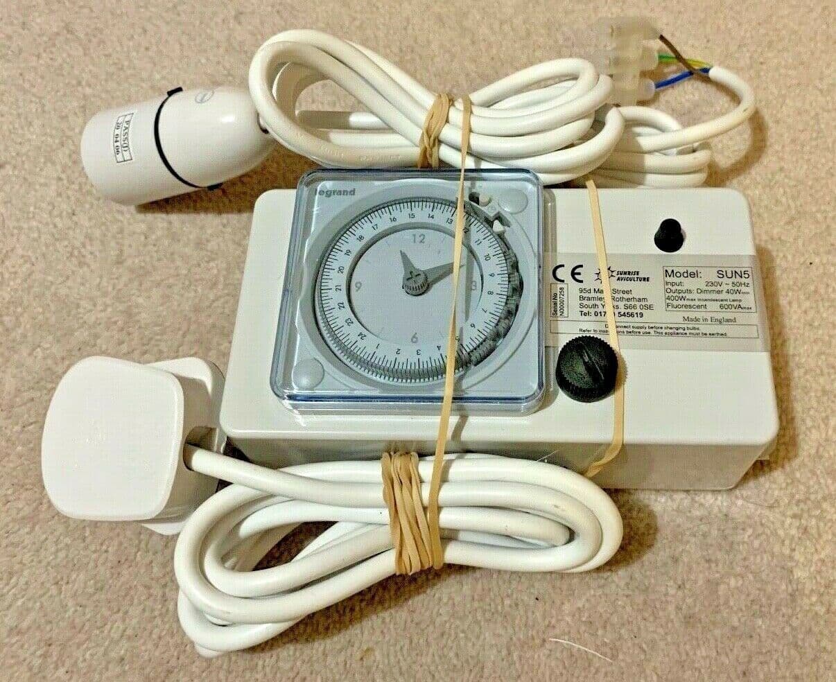 SUN5 LIGHT DIMMER BIRDROOM LIGHTING DIMMER CONTROL BOX WITH NIGHT LIGHT