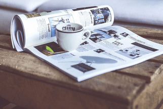 120x120mm 130gsm Gloss 28 page Brochure Stitched