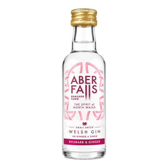 Aber Falls | Rhubarb & Ginger | 41.3% | Gin | 5cl | Buy Online Now!