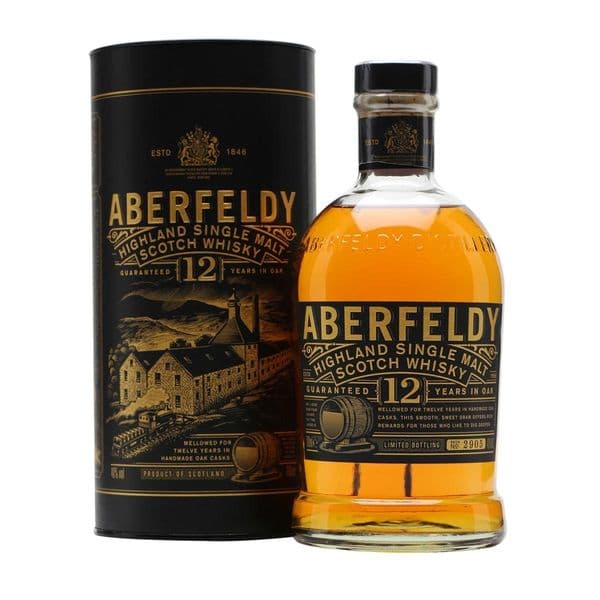 Aberfeldy 12 Year Old Single Malt Whisky 70cl | Ginspiration.uk