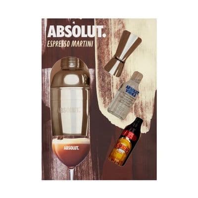 Absolut | Espresso Martini | Vodka | Gift Set | 2 x 5cl