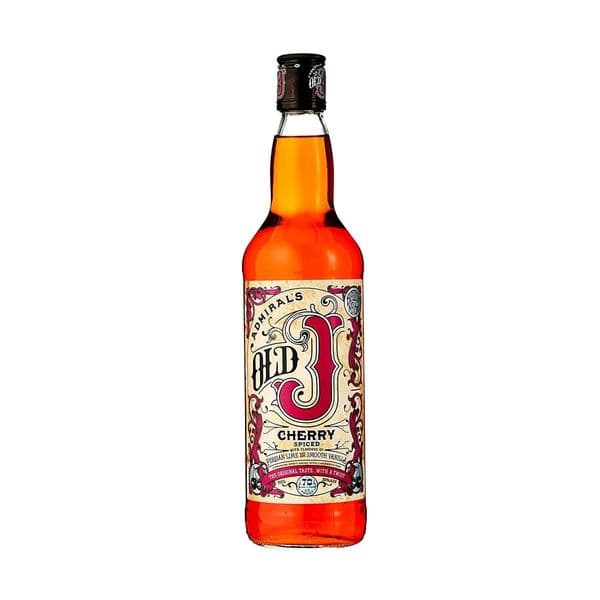 Admiral Vernon's Old J Spiced Cherry Rum 70cl | Buy Online Now!