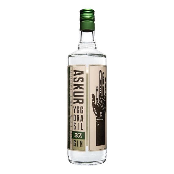 Askur Yggorasil | Nordic Inspired | London Dry Gin | 37.5% | 70cl |  Buy Online Now!