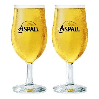 Aspall | 2 x | Cider | Chalice | Glasses | 568ml Pint | 20oz