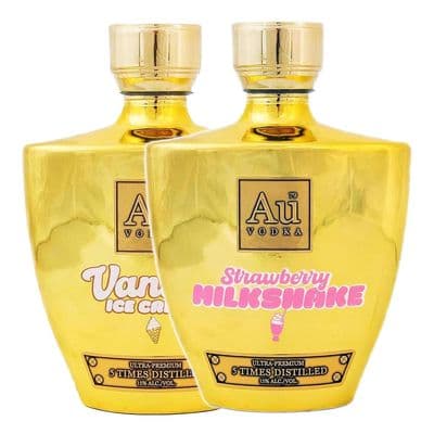 Au Vodka | 2 x | Milkshakes | Bundle | Cream Liqueur | 15% | 70cl