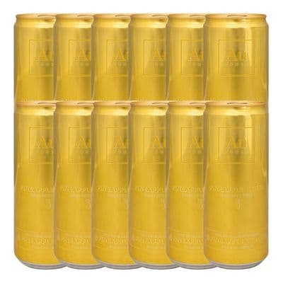 AU Vodka | Pineapple Crush | Cans | 5% | 12 x 330ml | Case