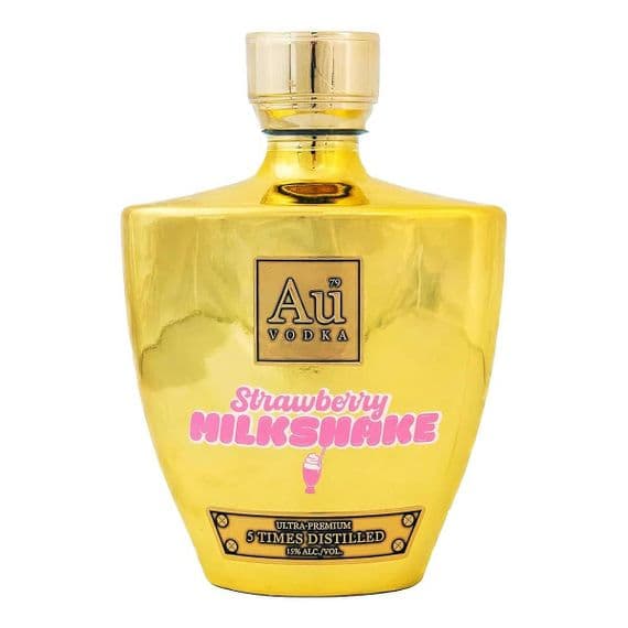Au Vodka | Strawberry Milkshake | Cream Liqueur | 15% | 70cl | Buy Online Now!