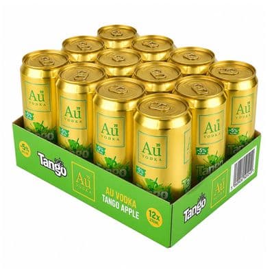Au Vodka | Tango Apple | Cans | 5% | 12 x 330ml | Case