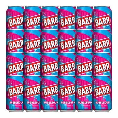 BARR | Bubblegum | Fizzy | Cans | 24 x 330ml | Case (04/26)