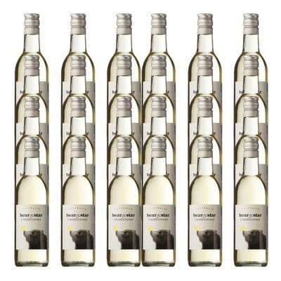 Bear & Star | Chardonnay Wine | Bottles |  24 x 187ml | 11% | Case