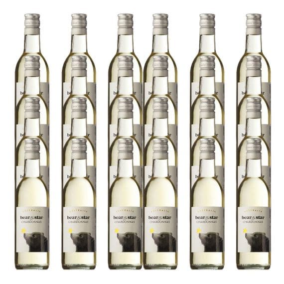Bear & Star | Chardonnay Wine | Bottles |  24 x 187ml | 11% | Case | Buy Online Now!
