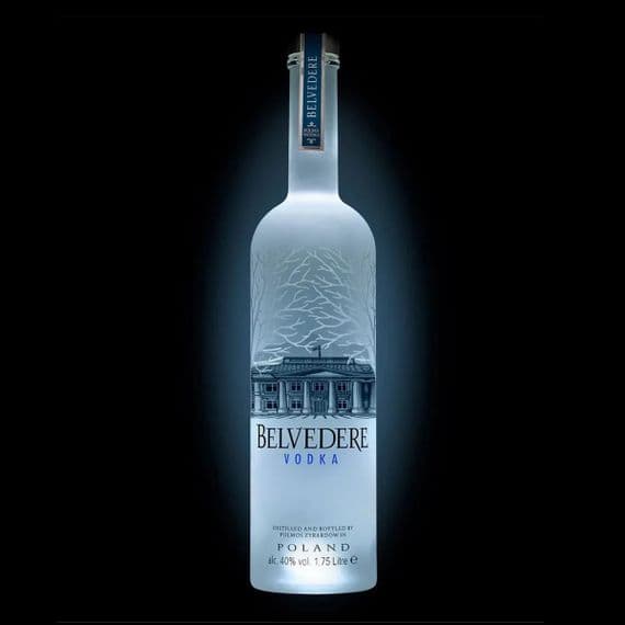 Belvedere | Polish | Light Up Bottle | Vodka | 40% | 175cl | Buy Online Now!
