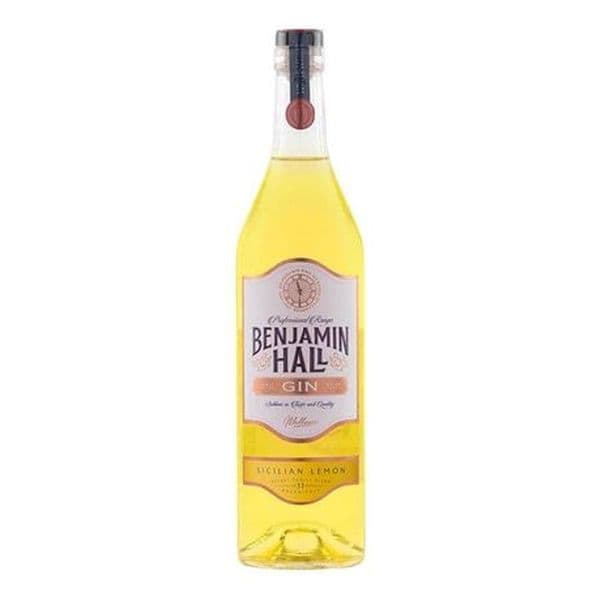 Benjamin Hall Sicilian L:emon Gin 70cl| Buy Online Now!