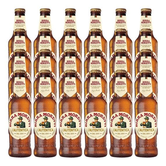 Birra Moretti | Italian | Beer | Bottles | 330ml x 24 | 4.6% | Case | Buy Now Online!