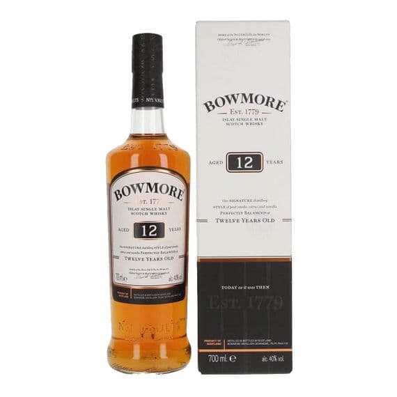 Bowmore | Aged 12 Years | Islay | Single Malt | Scotch | Whisky | 40% | 70cl | Buy Online Now!
