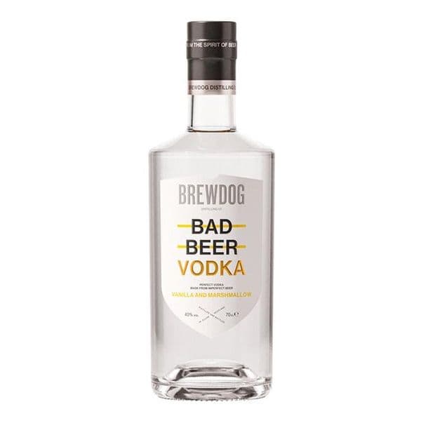 Brewdog bad beer Vanilla & Marshmallow Vodka 70cl | Buy Online Now!