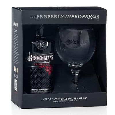 Brockmans | Glass Gift Set | Gin | 40% | 70cl