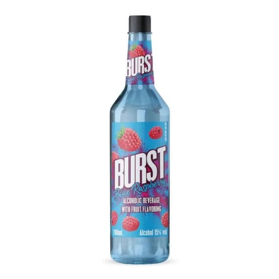 Burst Blue Raspberry Fruit Liqueur 70cl | Buy Online Now!