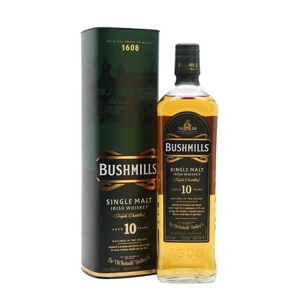 Bushmills Single malt Aged 10 years Irish Whiskey 70cl | Buy Online Now!