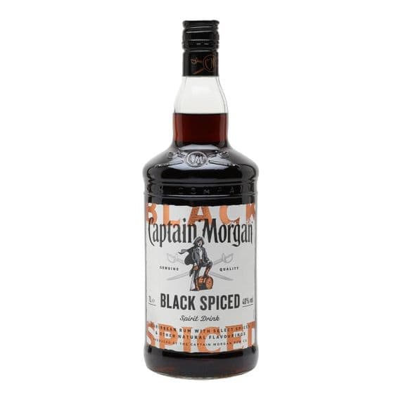 Captain Morgan | Black Spiced | Caribbean | Rum | 47.3% | 70cl | Buy Online Now!