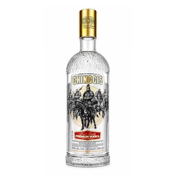 Chinggis | Premium Mongolian | Vodka | 39% | 70cl | Buy Online Now!