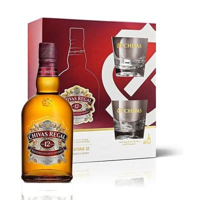 Chivas Regal | 12 Year Old | Blended Whisky | Tumbler Gift Set | 40% | 70cl