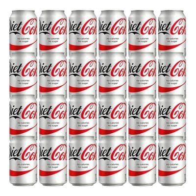 Coca Cola | Diet | Cans |  24 x 330ml | Case