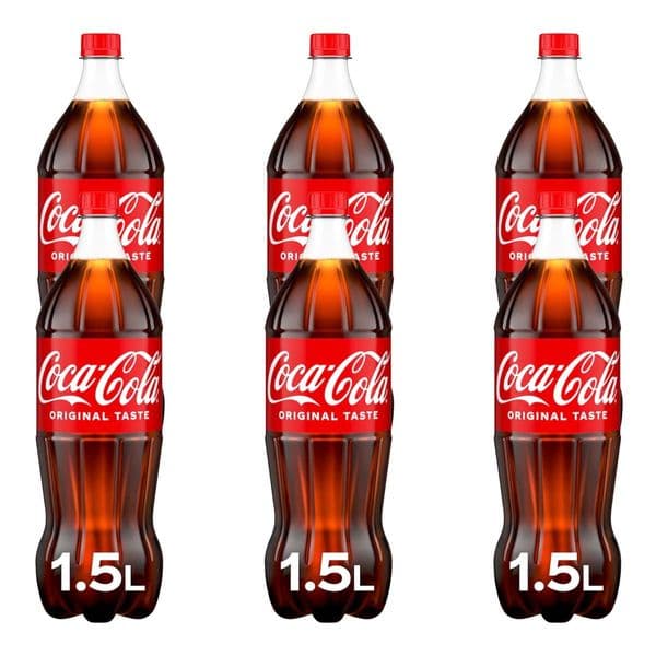Coca Cola PET Bottles 6 x 1.5L Case (31/01/26)