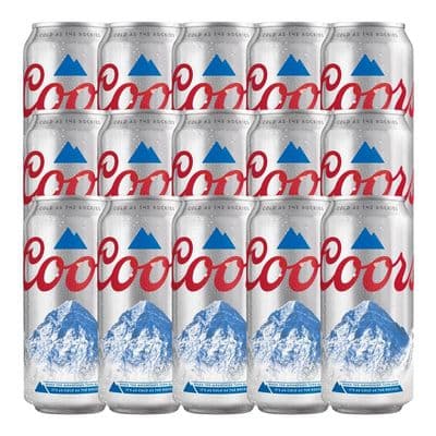 Coors | Lager | Beer Cans | 15 x 440ml | Case (01/26)