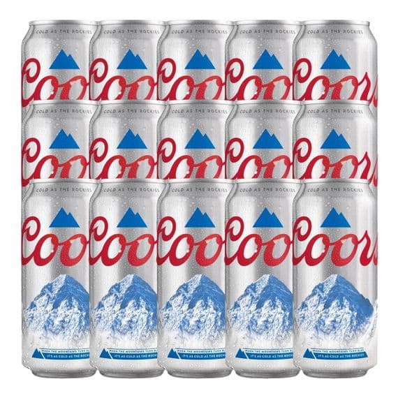Coors | Lager | Beer Cans | 15 x 440ml | 01/26 | Case | Buy Online Now!