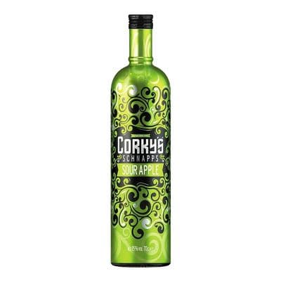 Corkys Sour Apple Schnapps Liqueur 70cl