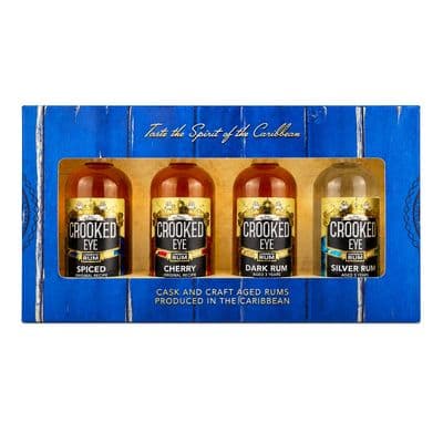 Crooked Eye | Mini Gift Set | Rum Collection | 40% | 4 x 5cl