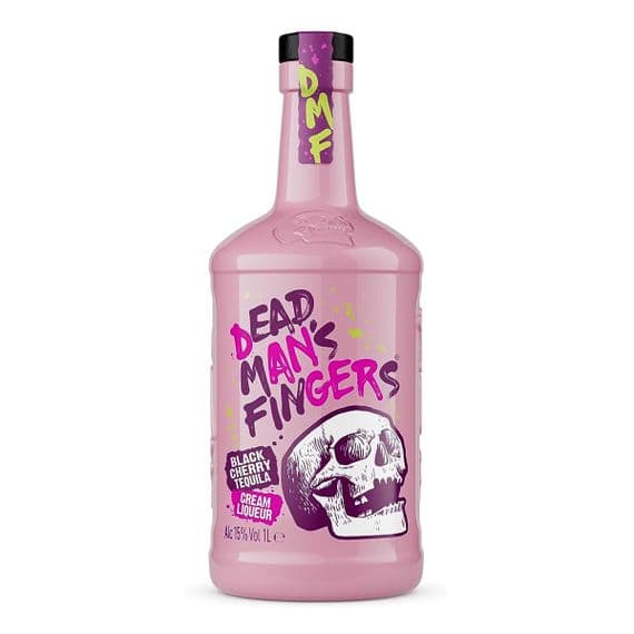 Dead Mans Fingers | Black Cherry | Tequila | Cream Liqueur | 15% | 70cl | Buy Online Now! | UK's Cheapest!